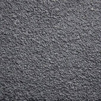 Dark gray orsetto 2.22 fabric texture, dense granular pile, subtle tonal variations, soft plush surface, even lighting.