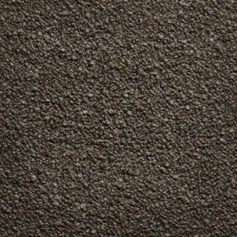 Dark gray '22 Orsetto' fabric texture with a dense, granular composition of irregular bumps and matte finish.