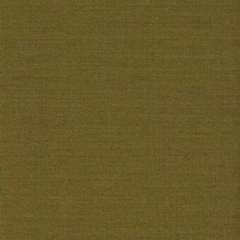 Olive-green fabric sample with a tight, uniform weave and matte finish, possibly linen blend; lacividina “23 remix f 2968 c0412” fabric collection.
