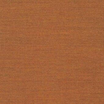 Terracotta fabric sample with a tightly woven, granular texture and matte finish, displaying a heathered effect through weave variations.