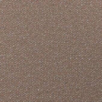 Brown woven fabric with gray speckles, dense regular weave, matte finish, “lacividina” text detail, studio lighting.