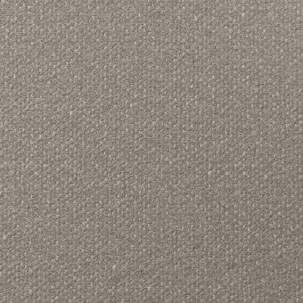 Woven fabric texture, gray-taupe color, dense granular weave with heathered effect and matte finish; “lacividina” material sample.