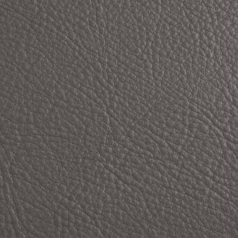 Dark gray leather texture, “46 Imperial” shade 0708, displays a dense, irregular grain pattern with subtle creases and a matte finish.