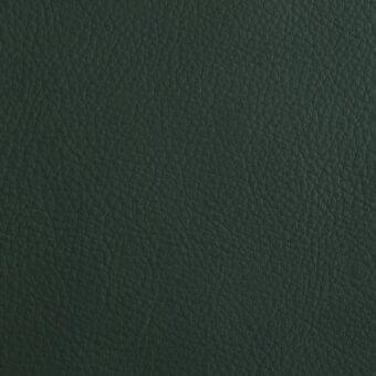 Dark green Imperial leather texture sample, displaying a natural grain pattern with subtle tonal variations and a matte finish.