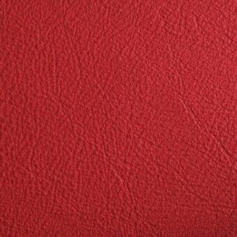 Red leather texture sample, Lacividina “46 Imperial” collection, displaying a dense grain pattern with subtle creases and a smooth, glossy finish.