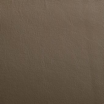 Leather texture sample, warm taupe color, fine granular grain, matte finish, identified as 47 imperial nh03 from Lacividina collection.