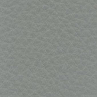 Gray-green leather sample with mottled texture, brushed finish, and matte appearance; labeled “lacividina > leathers > leather (lux) > 44 lux1 > 412.”