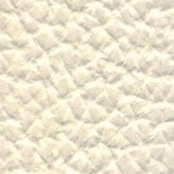Quilted leather texture, off-white color, diamond pattern with matte finish; sample “44 lux1 > 423” from lacividina leather collection.