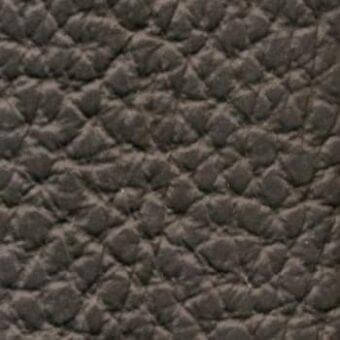 Dark gray quilted leather texture with repeating diamond pattern, matte finish, and uniform color, displaying a dense, subtly uneven surface.