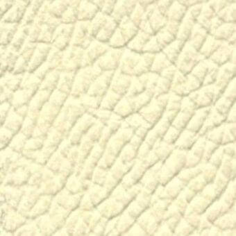 Cream leather texture with embossed pattern, featuring raised lines and nodules, matte finish, labeled “lacividina” sample.