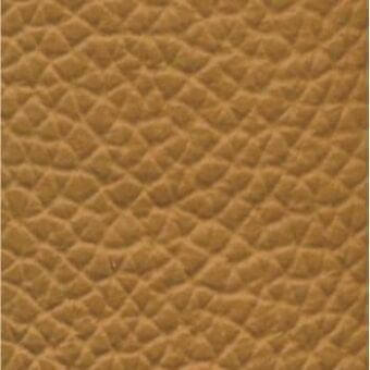 Tan leather texture with repeating geometric pattern of raised, irregular pyramid shapes and subtle tonal variations.