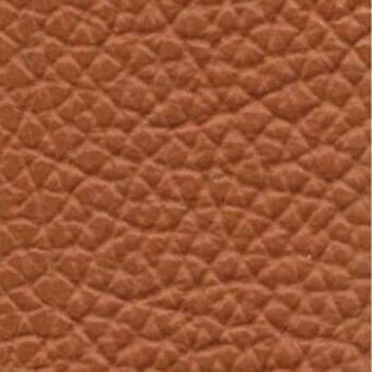 Brown leather texture with a dense, embossed diamond pattern and granular surface, displaying warm tonal variations and a tactile finish.