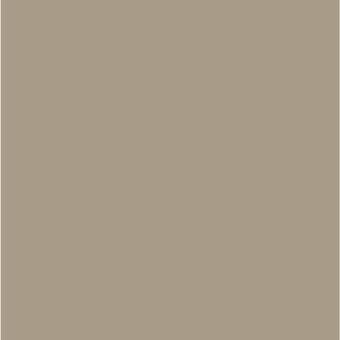 Muted fango color swatch, brownish-gray tone, matte surface, uniform flat appearance, diffused even lighting, consistent color throughout.