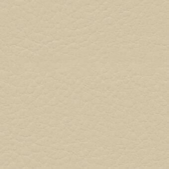 Ecopelle bloom fabric texture, light beige, fine pebbled grain, smooth matte surface suitable for upholstery applications.
