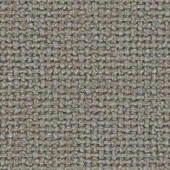 Woven fabric sample, muted gray tones, heathered basketweave texture with subtle pattern; visible text “lago > fabric > axum > seam”.