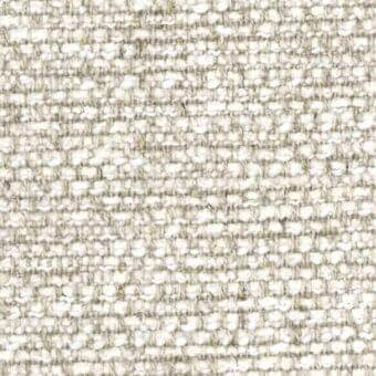 Creamy off-white woven fabric texture with heathered tones, dense nubby weave, matte finish, and subtle "francis f100" pattern.