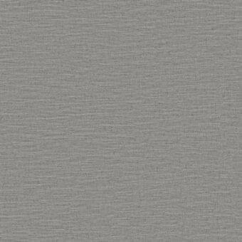 Woven gray fabric texture with linear pattern, matte finish, dense construction; “lago fabric penny creta” material sample.