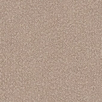 Fabric texture sample, muted beige, granular surface with speckled pattern and tonal variations resembling woven textile.