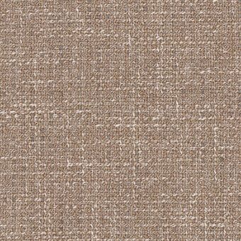 Taupe woven fabric sample with heathered texture, displaying a subtle rectangular pattern and matte finish; labeled “lago > wabi sabi (fabric c) > w03”.