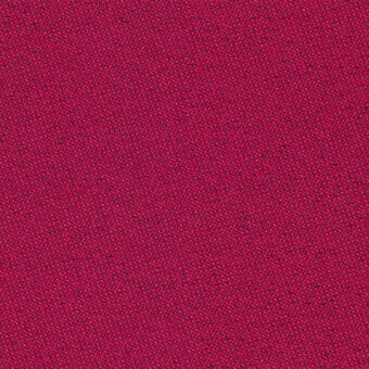 Lapalma Gabriel fabric sample, chili red woven textile, dense nubby texture with charcoal thread detail.