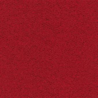 Red woven fabric texture, “Chili 64202” from lapalma collection, displays a looped pile and speckled granular pattern with tonal variation.