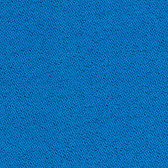 Blue woven fabric texture with a granular surface and matte finish, displaying a dense, consistent color and tight fiber construction.