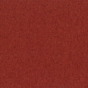 Terracotta fabric texture with a dense, repeating grid weave and matte finish, displaying a consistent saturated color and opaque construction.