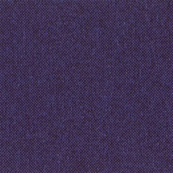Indigo fabric texture with a heathered weave and matte finish, displaying square motifs; labeled “lapalma jet 9606”.