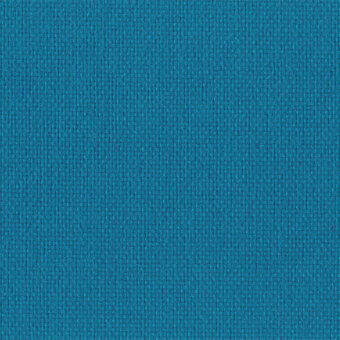 Teal woven fabric sample displays a dense, uniform texture with subtle tonal variations and square yarn intersections; Lapalma Maya 6014.