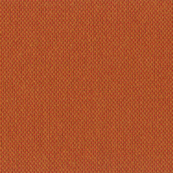 Orange woven fabric sample displaying a linear texture, dense grid pattern, and matte finish; Lapalma Maya 9404 textile detail.