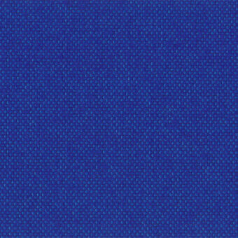 Deep blue fabric sample with a dense, uniform weave and matte finish; granular texture suggests durable, solid-colored textile construction.