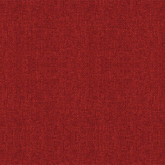 Red woven fabric texture with a nubby surface and matte finish, displaying tonal variations and a dense, irregular weave pattern.