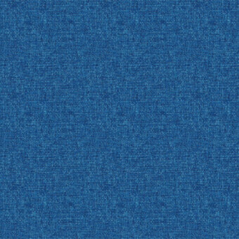 Blue woven fabric sample displaying a dense, rectangular grid pattern with matte finish and subtle tonal variations in texture.