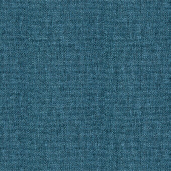 Teal blue fabric sample with a dense, heathered weave and nubby texture; Lapalma Medley Gabriel fabric, medley 67053 swatch detail.