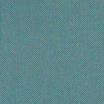 Teal woven fabric texture with a repeating pattern, dark gray threads, matte finish, and “lapalma” fabric identification text.