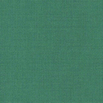 Teal woven fabric sample with a matte finish, displaying a grid pattern from horizontal and vertical threads; “crisp gabriel” fabric, “crisp 4605”.