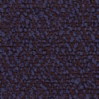 Woven fabric texture, muted purple and brown tones, looped pile construction with irregular, nubby surface; Lapalma Fiocco 9216.