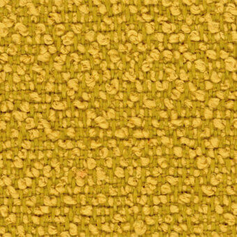 Mustard yellow fabric texture with a nubby, looped weave and horizontal seam; identified as Lapalma Fiocco 9313 textile.