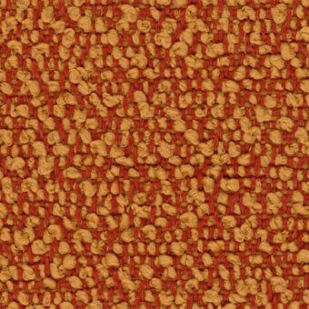 Woven fabric texture, terracotta red and sandy beige, irregular nubby surface with horizontal-vertical grid weave; lapalma fiocco 9403.