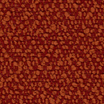 Terracotta woven fabric texture with raised nub formations and horizontal ridges, identified as Lapalma Fiocco 9404 textile.