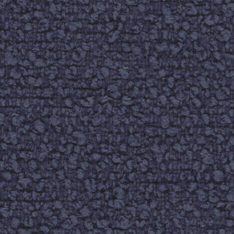 Fiocco 9616 fabric sample, indigo looped pile textile, with a nubby, irregular surface texture and mottled appearance from Lapalma’s collection.