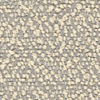 Lapalma Fiocco 9831 fabric texture, gray and off-white woven textile with looped nubby elements and a dense, matte finish.