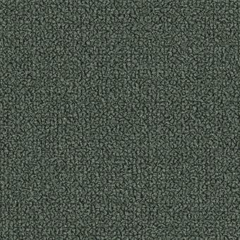 Lapalma grain fabric sample, grayish-green, dense granular texture with mottled tone and raised elements, grain 60324 weave.