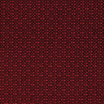 Lapalma fabric sample, red woven textile, dense matte texture with repeating horizontal and vertical thread pattern, Iris 306 collection.