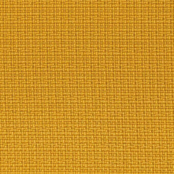Mustard yellow woven fabric texture with a grid pattern, dense matte finish, and uniform threads; sample labeled “lapalma iris 501”.