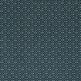 Teal woven fabric texture with a grid pattern, light gray threads, matte finish, dense weave, and slightly raised nubby quality; Lapalma Iris 703.
