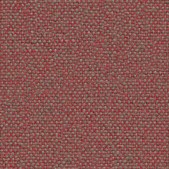 Flax fabric texture, reddish-brown and gray-brown tones, dense irregular weave with visible vertical and horizontal threads, matte finish.