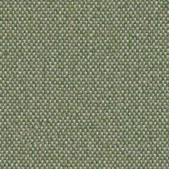 Sage green flax fabric texture with a dense, rectilinear weave and matte finish; label reads “lapalma > fabric (b) > b – main line flax camira”.