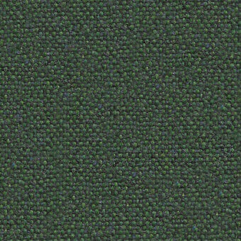 Dark green woven fabric texture with grid pattern, heathered effect, and flax fiber composition; Lapalma Main Line Flax Camira textile.