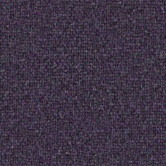 Purple woven fabric texture with heathered effect, compact twill weave, matte finish; Lapalma flax fabric sample, Camira MLF48 mainlineflax.
